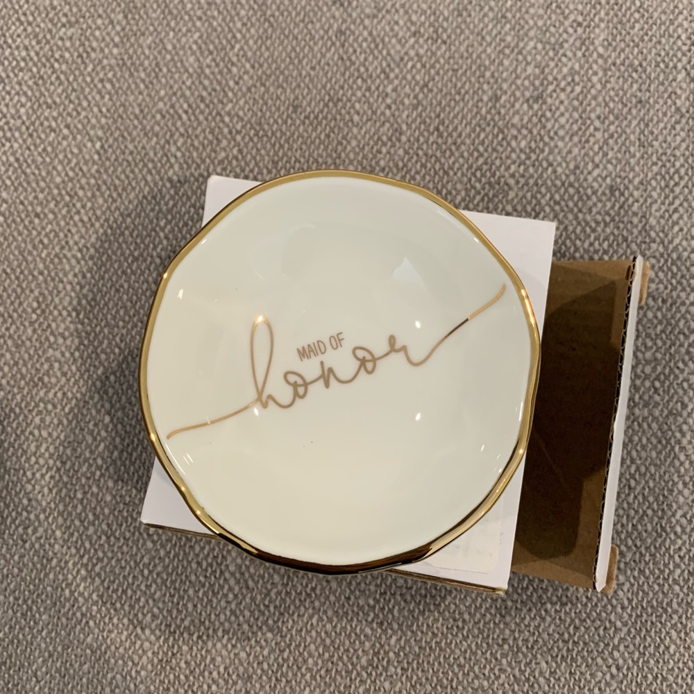 Maid of Honor Jewelry Dish